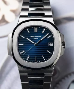 Top Replica Nautilus 5811 Blue Dial 40mm Automatic Clone Cal.330 Steel Watch