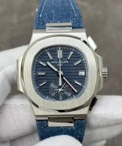 Replica Nautilus 5980 Denim Blue CH28-520 Top Tier Craftsmanship Sport Watch