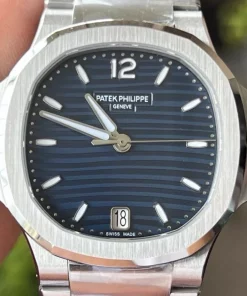Nautilus 7118 Women Blue Dial 35.2mm Automatic Dandong 324 Movement Stainless Steel