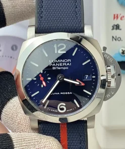 VS Panerai Luminor Luna Rossa PAM01404 Blue Dial P900 GMT 40mm Super Clone Watch