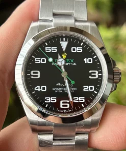 VS Factory Rolex Air-King 126900 Replica 40mm Black Dial Oyster Bracelet Dandong 3230