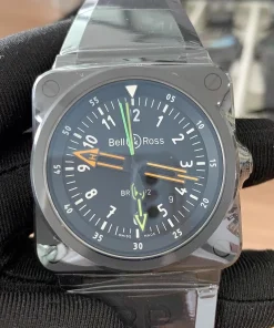 Bell & Ross BR 03-92 Bi-Compass Black Ceramic 42mm BR-CAL.302 Automatic